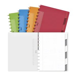 Schrift Adoc A4 ruit 5x5mm 144 pagina's 90gr met 6