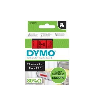Labeltape Dymo LabelManager D1 polyester 24mm zwar