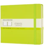 Notitieboek Moleskine large 130x210mm blanco hard cover lemon green