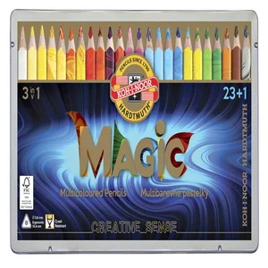Kleurpotloden Koh-i-Noor Jumbo Magic doos 24 kleu