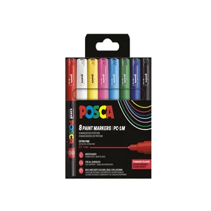Paintmarker Uni POSCA PC1MC extra fijn assorti set