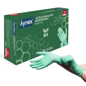 Handschoen Hynex nitril Bio XL groen 3.5gr 100 stu