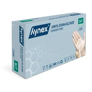 Handschoen Hynex vinyl S transparant 4.5gr 100 stu