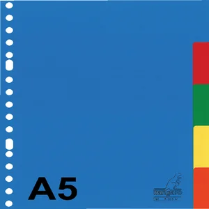 Tabbladen Kangaro A5 17-gaats A505M 5-delig assort