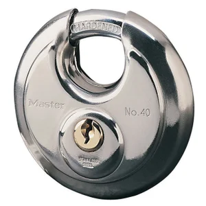Hangslot MasterLock discus versterkte beugel rvs 7
