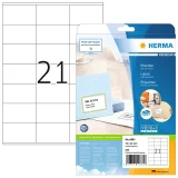 Etiket HERMA 4361 70x42mm premium wit 525 stuks