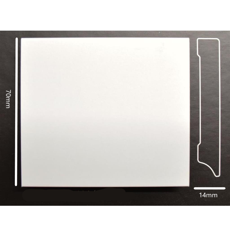 Ambiant Plint Recht modern MDF-folie 14x70x2400mm