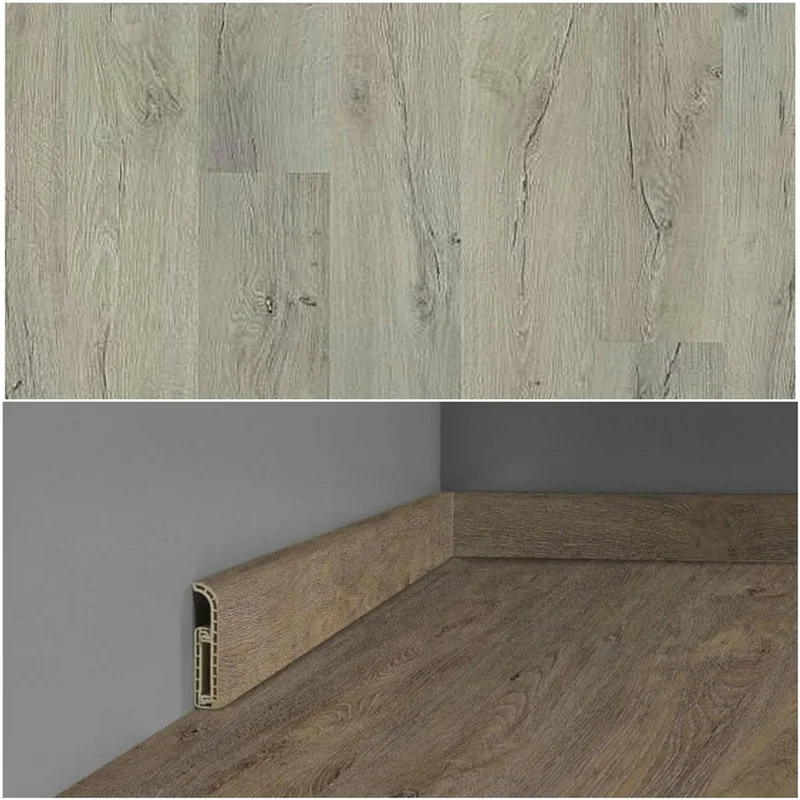 COREtec Plint Hoog wind river oak PVC-folie 16x70x