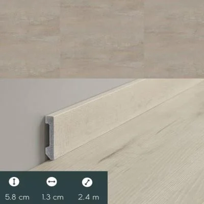 COREtec Plint Standaard aneto PVC-folie 13x58x2400
