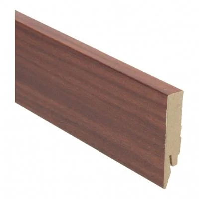 Plint Recht mahonie MDF-folie 14x70x2400mm - Stuk