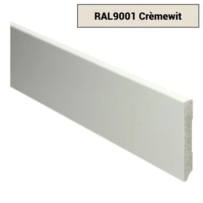 Plint Modern schilder RAL9001 crèmewit MDF-gelakt