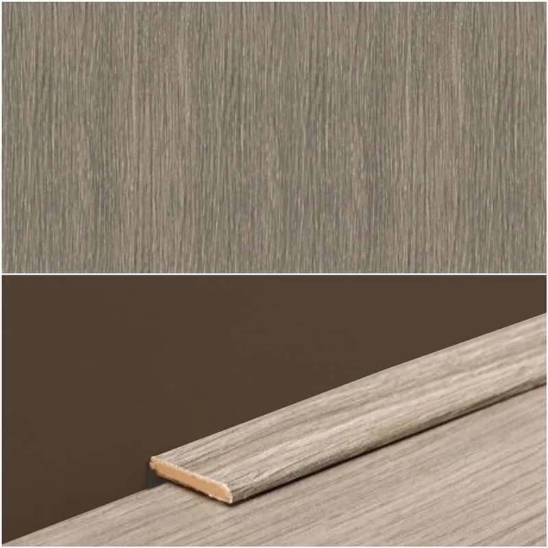 Plint Lat eiken grijs geolied MDF-folie 5x24x2400m