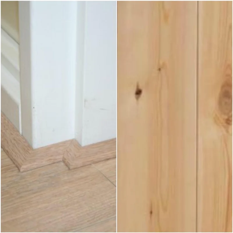 Ambiant Plint Lat grenen rustiek MDF-folie 5x24x24