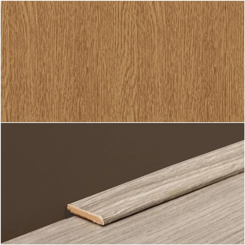 Plint Lat roussillon eiken MDF-folie 5x24x2400mm -