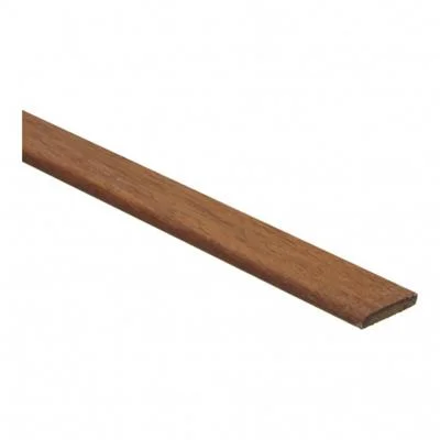 Plint Lat afzelia olie natuur 6x28mm per m - M