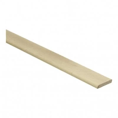 Plint Lat beuk olie natuur 6x28mm per m - M