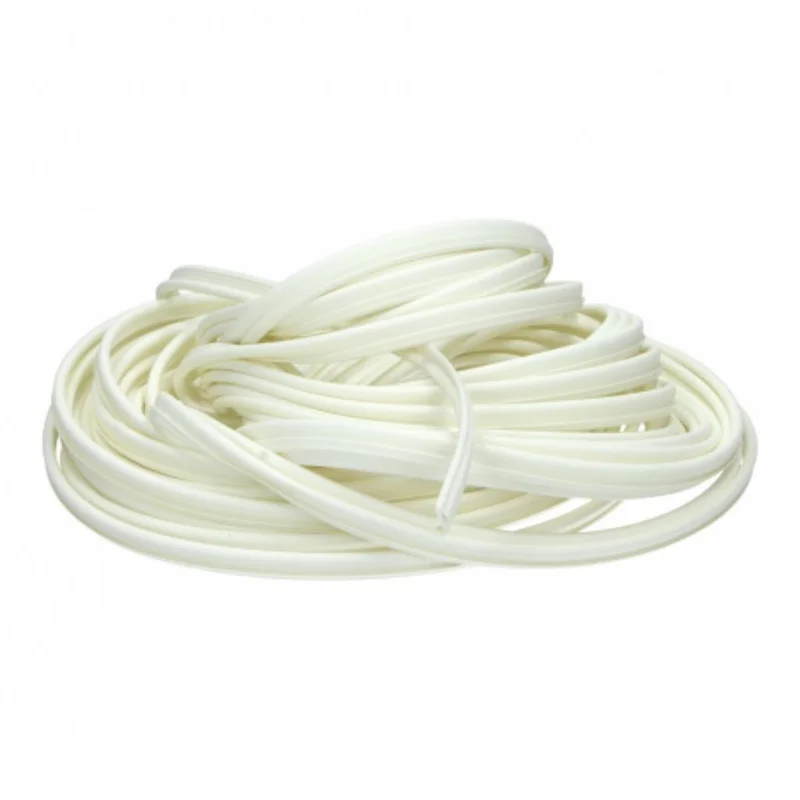 Plint contactgeluidreducerende strip wit 2500mm -