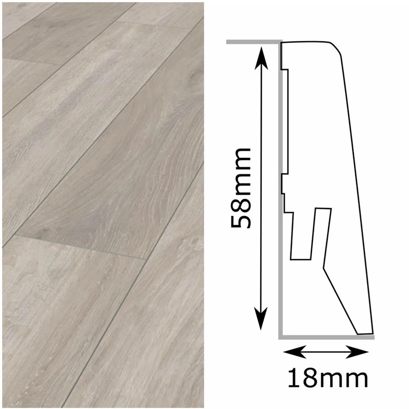 Krono-Original Plint Standaard silverside driftwoo
