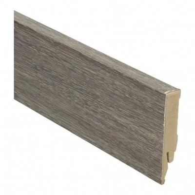 Plint Recht eiken grijs gerookt MDF-folie 14x70x24