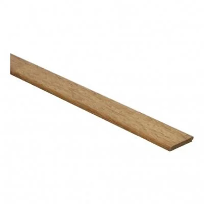 Plint Lat afzelia vernist 6x28mm per m - M
