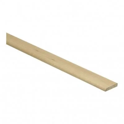 Plint Lat beuk olie natuur massief 5x23mm per m -