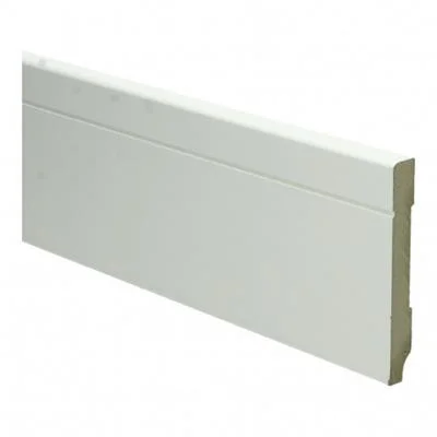 Plint Tijdloos schilder RAL9010 wit MDF-gelakt 12x