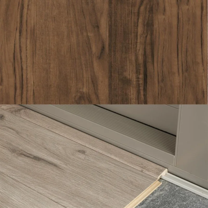 BerryAlloc Profiel Stop teak bruin MDF-folie 8x28x