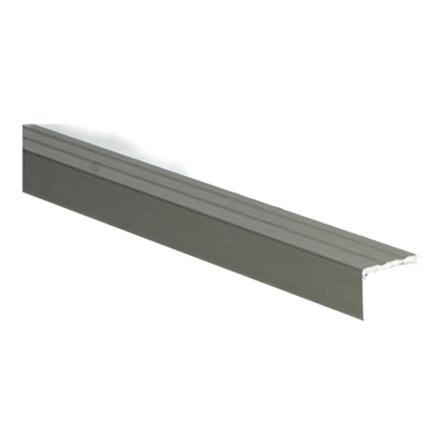 Profiel hoek rvs geborsteld ALU 17x24,5mm kleef 10