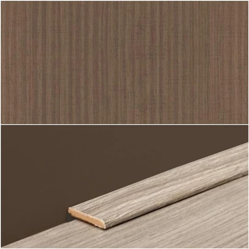 Plint Lat country eik wit natuur MDF-folie 5x24x24