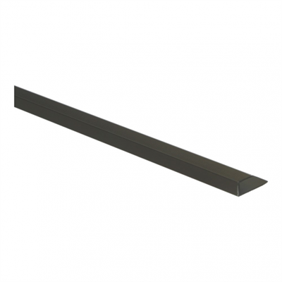 Profiel afsluit ALU brons vloerdikte 8,1mm 2700mm