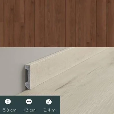 COREtec Plint Standaard navytec 47 PVC-folie 13x58