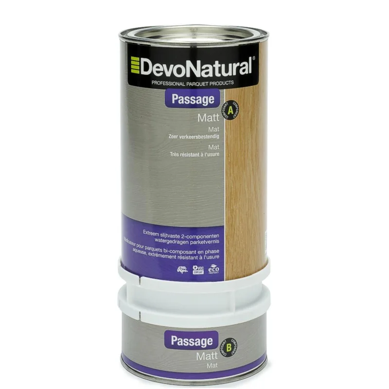 DevoNatural vernis Passage mat A+B 1l - Stuk