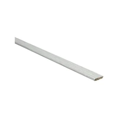 Plint Lat eiken wit grijs MDF-folie 5x24x2400mm -