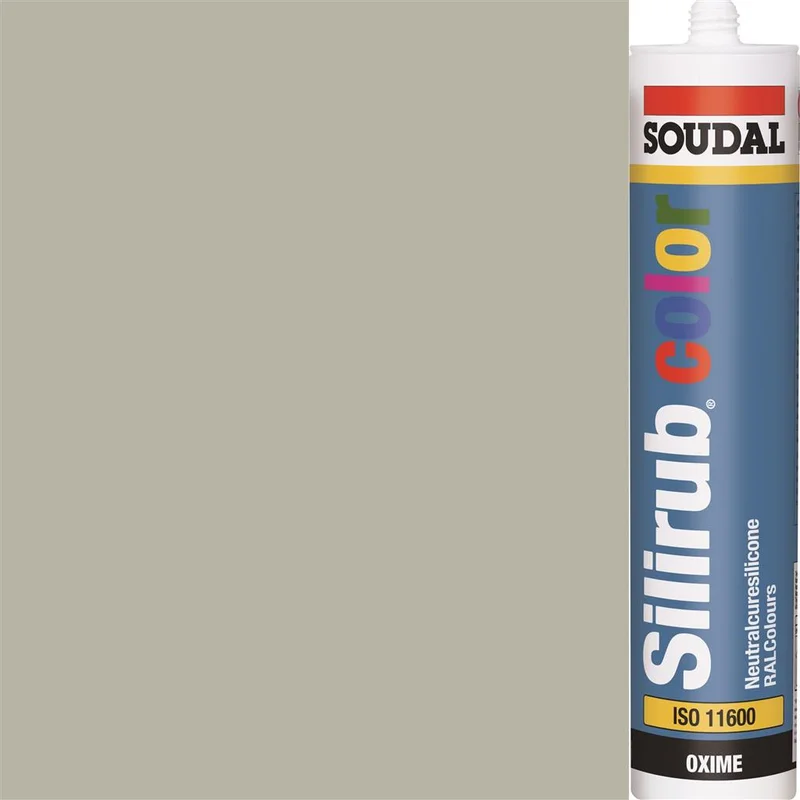 Soudal siliconenkit RAL 7032 kiezelgrijs 300ml -