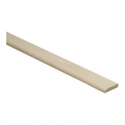 Plint Lat beuk onbehandeld massief 5x23mm per m -