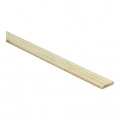 Plint Lat grenen onbehandeld massief 5x23mm per m