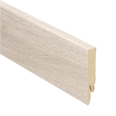 Plint Recht naturel eik vergrijsd MDF-folie 14x70x