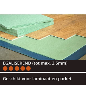 Ondervloer FELT 7 groen 7x590x790mm 7m²  - Stuk