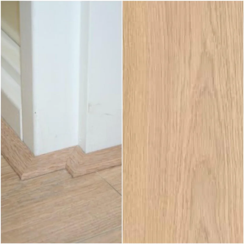 Ambiant Plint Lat eik licht MDF-folie 5x24x2400mm
