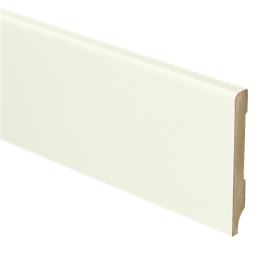Plint Modern schilder RAL9010 wit MDF grondlak 9x7