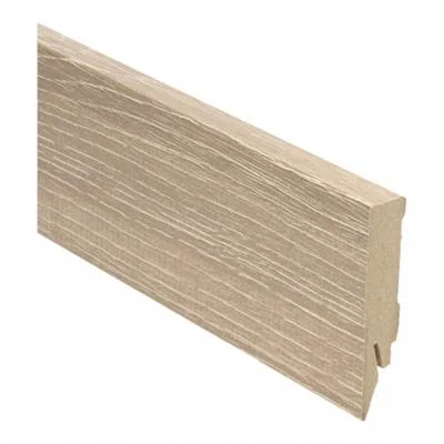 Plint Recht antiek eiken beige MDF-folie 14x70x240