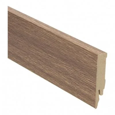 Plint Recht afzelia gebleekt MDF-folie 14x70x2400m