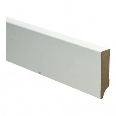 Plint Modern schilder RAL9010 wit MDF-gelakt 18x70