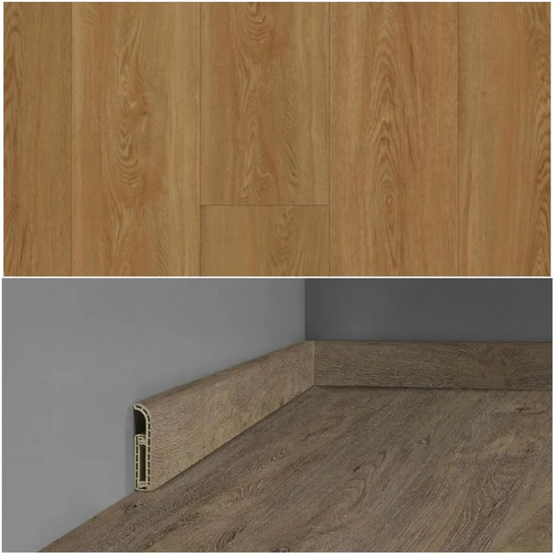 COREtec Plint Hoog alexandria oak PVC-folie 16x70x