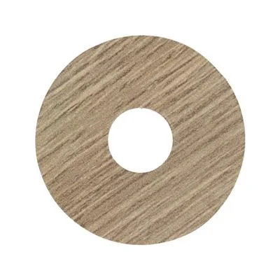 Rozet zelfklevend marquant eiken bruin 17mm 10st -