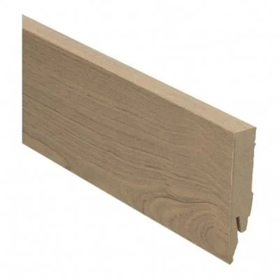 Plint Recht eiken diamant MDF-folie 14x70x2400mm -