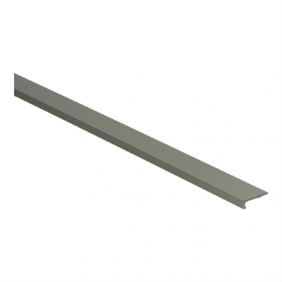 Profiel afsluit rvs voor LVT ALU 6x21mm vloerdikte