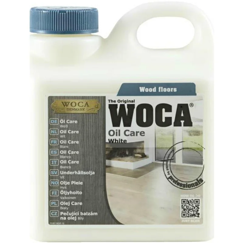 Woca onderhoudsolie wit 2,5l - Stuk