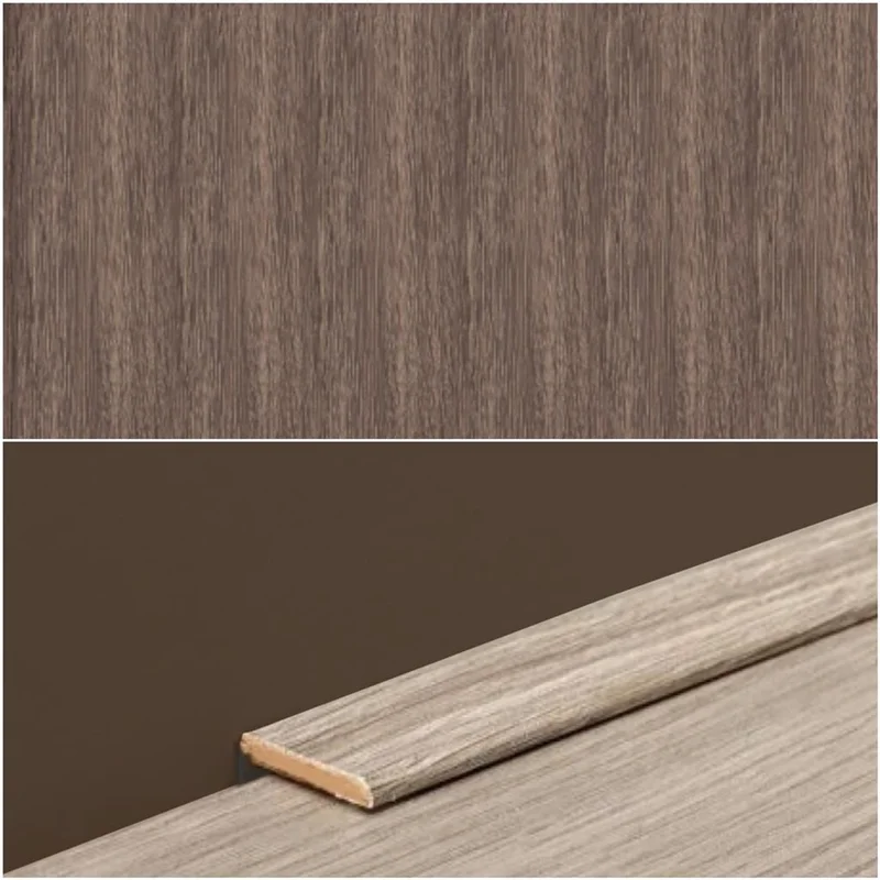 Plint Lat eik grijs gerookt MDF-folie 5x24x2400mm