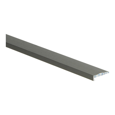 Profiel afsluit rvs geborsteld voor LVT ALU 6x21mm